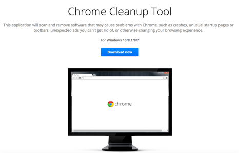 Herramienta de limpieza de Google Chrome