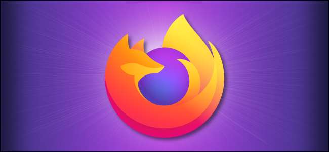 Logotipo de Firefox sobre fondo morado
