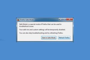 Cómo reiniciar Firefox en modo seguro