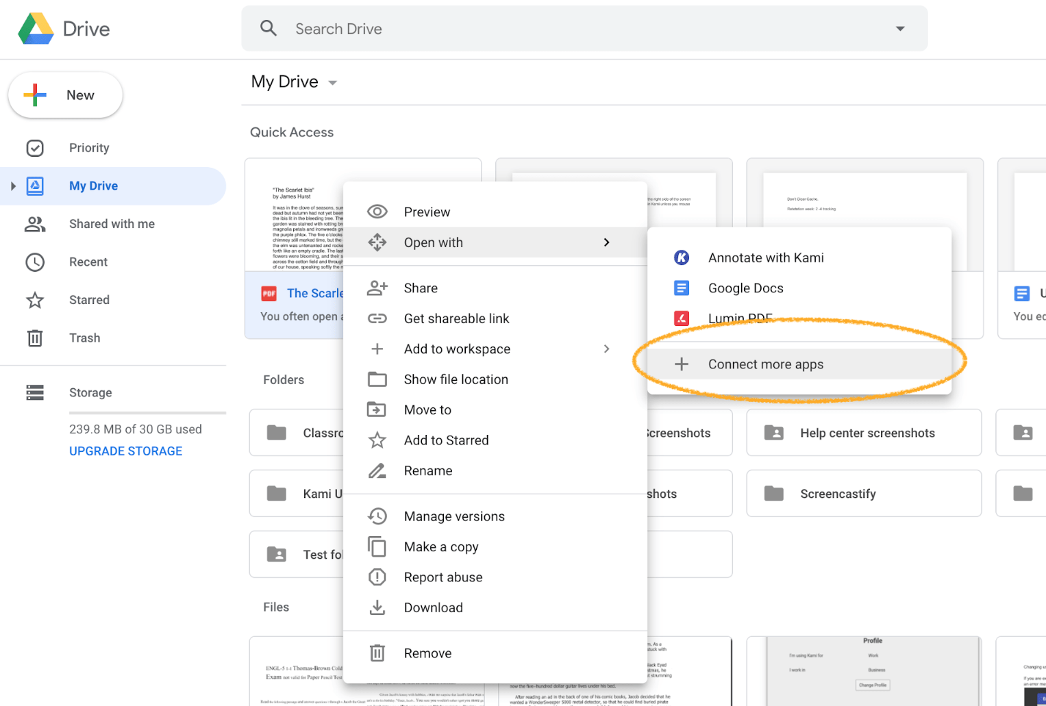 Conecta más aplicaciones en Google Drive
