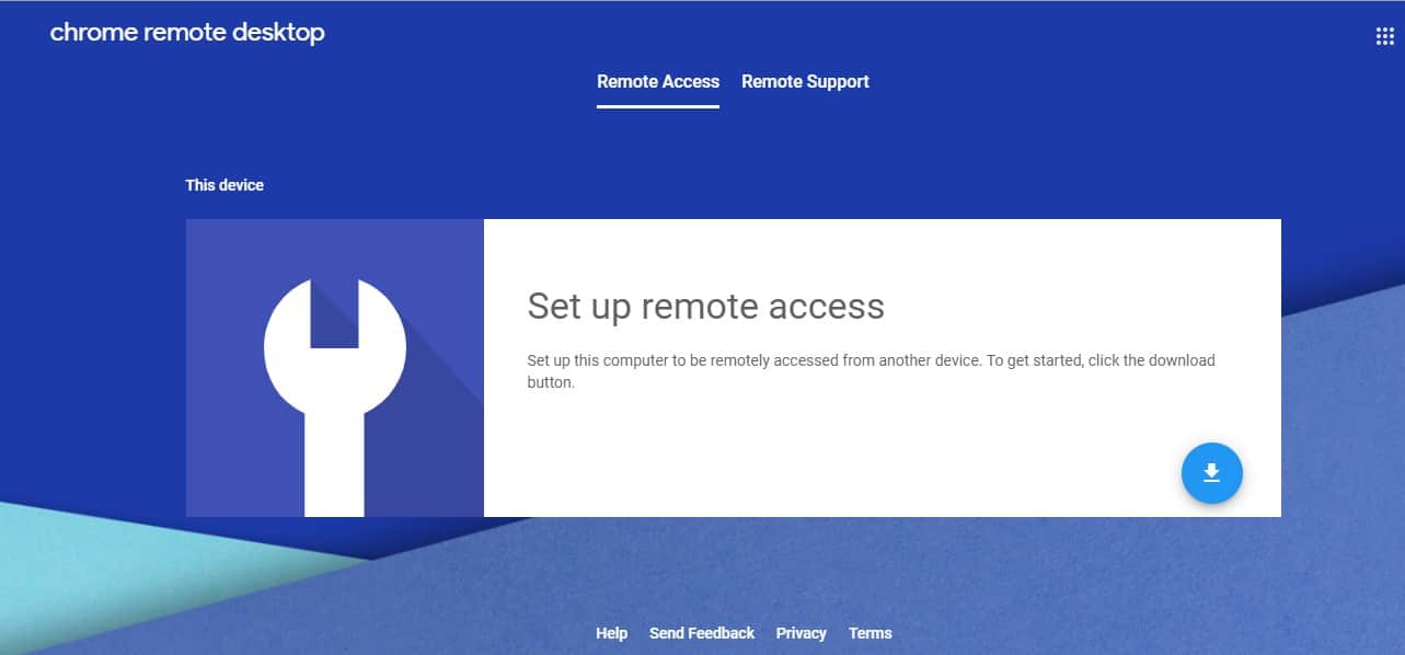 Chrome Remote Desktop configura el acceso remoto