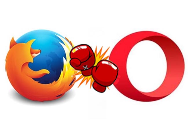 Navegador Opera o Mozilla Firefox