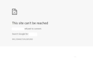 C贸mo corregir un error err_connection_refused en Google Chrome