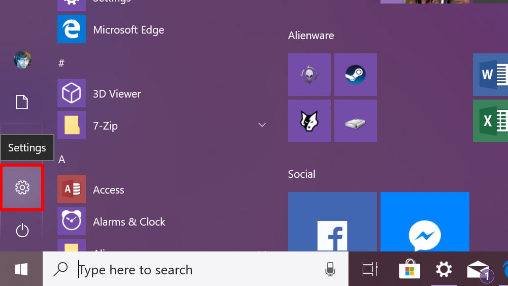Configuraci贸n de acceso de Windows 10