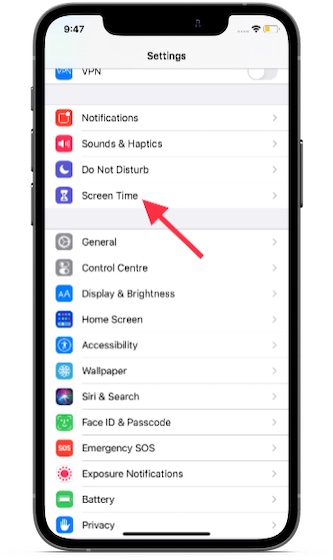 Elija el tiempo de pantalla, Cómo bloquear sitios web en Safari en iPhone y Mac