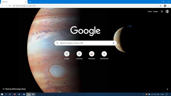 Cómo cambiar los resultados de fondo de la búsqueda de Google Chrome Desktop