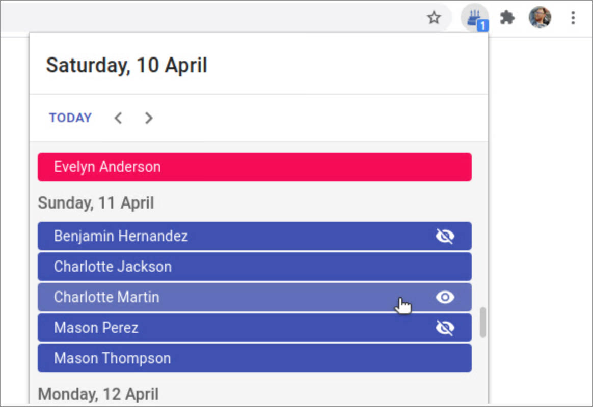 Exportador de calendario de cumpleaños para Facebook