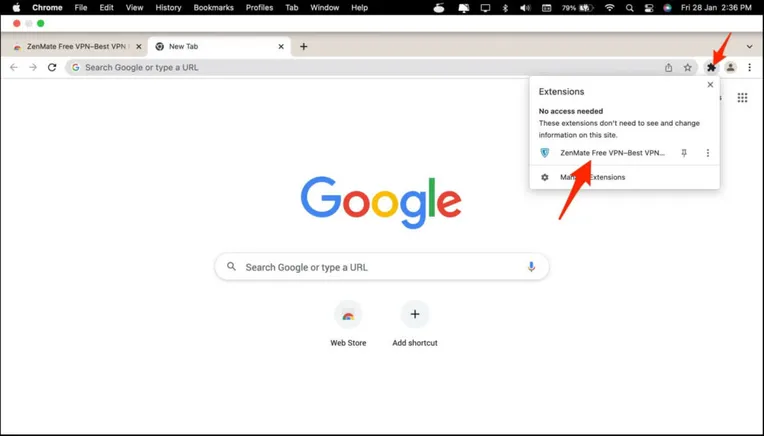VPN siempre activa en el navegador Chrome