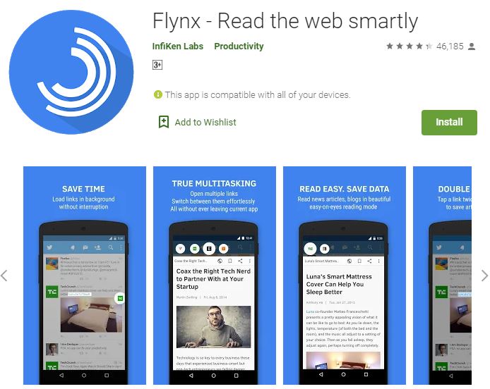 El mejor navegador para Android TV - Flynx Browser