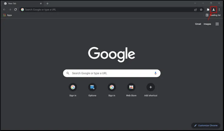 Iniciar sesión en Google Chrome