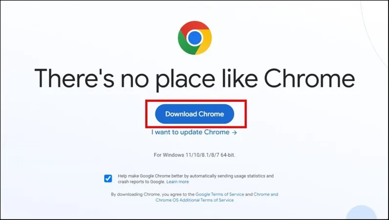 Vuelva a instalar el navegador para arreglar solo la apertura de sitios de Google
