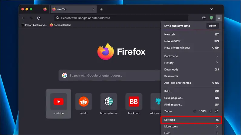 Deshabilitar sugerencias patrocinadas en la barra de direcciones de Firefox