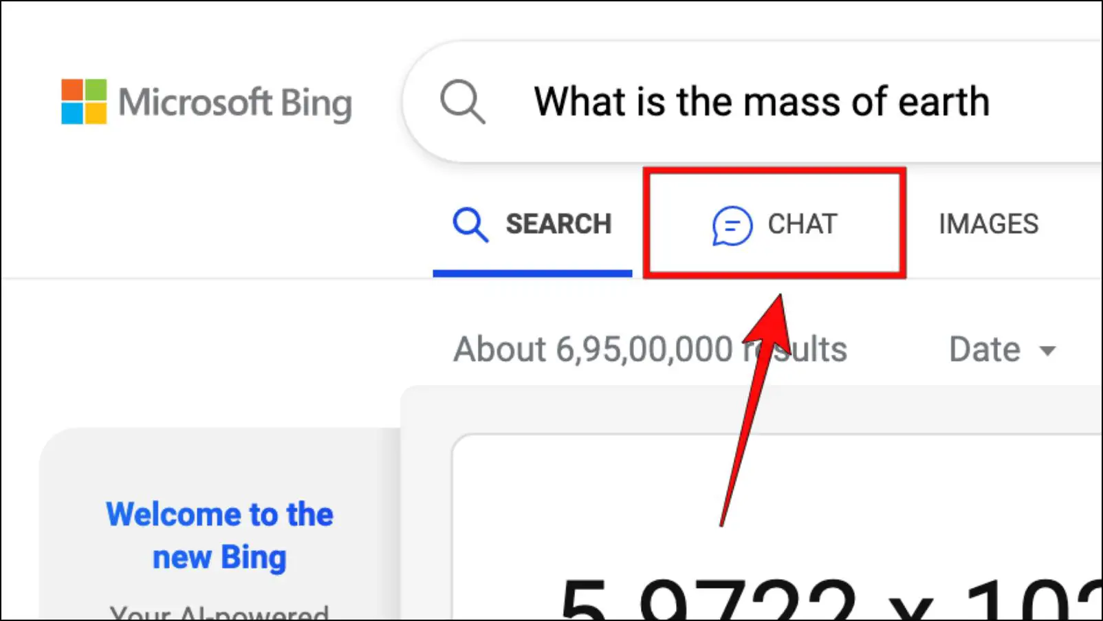 Utilice la búsqueda de Bing AI en Chrome